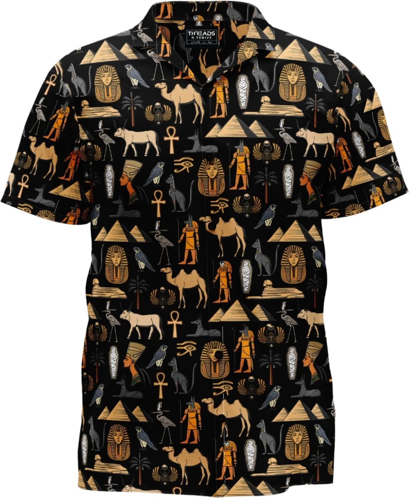 EGYPTION PATTERN DESIGN SHIRT