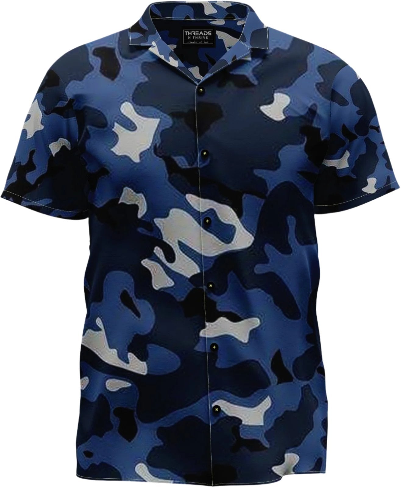BLUE CAMO SHIRT