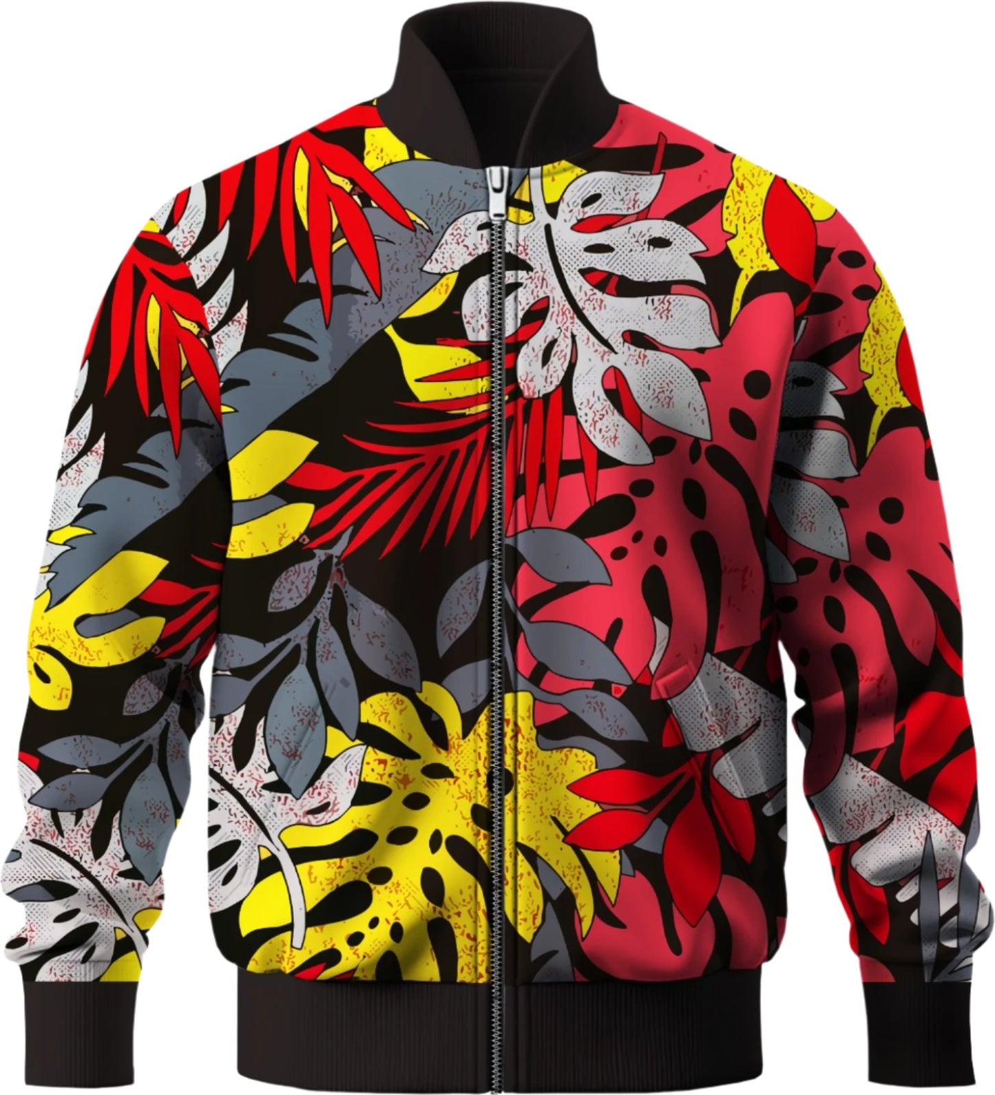Tropical Blaze Bomber Jacket