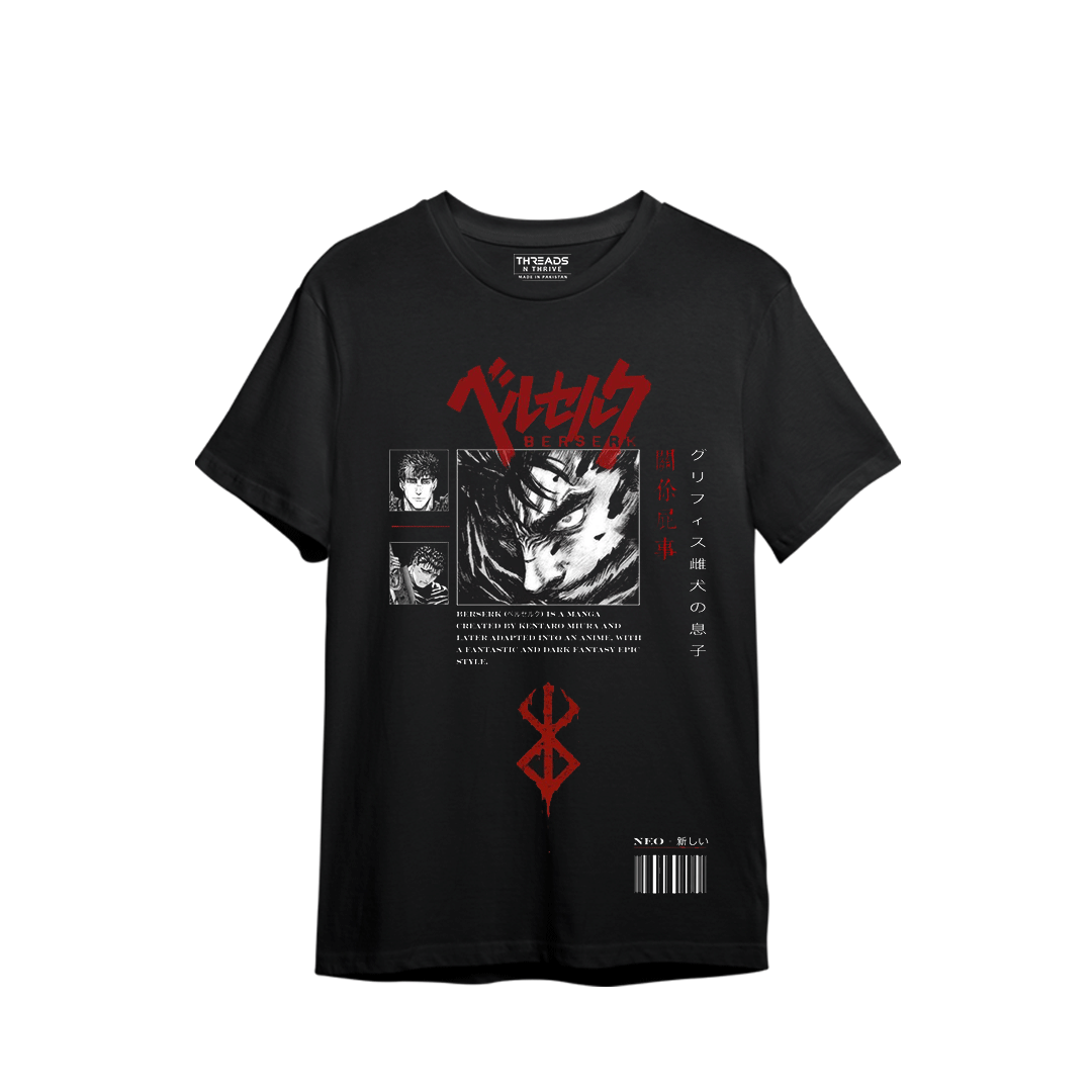 BERSERK PRINTED T-SHIRT