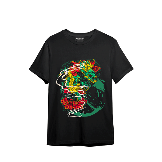 DRAGON PRINTED T-SHIRT