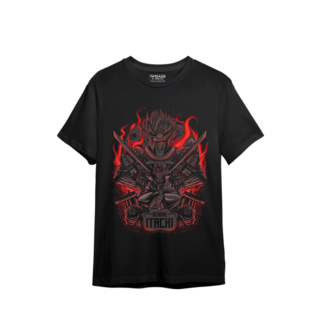 UCHINA ITACHI PRINTED T-SHIRT