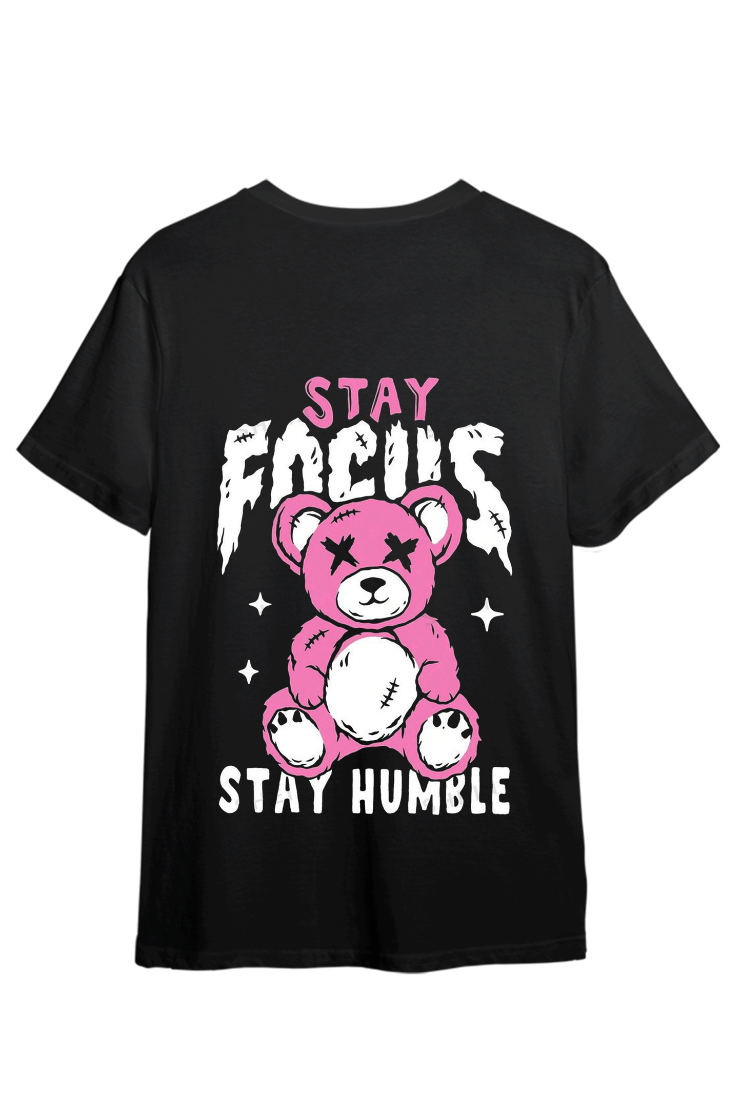 STAY FOCUS PRINTED T-SHIRT