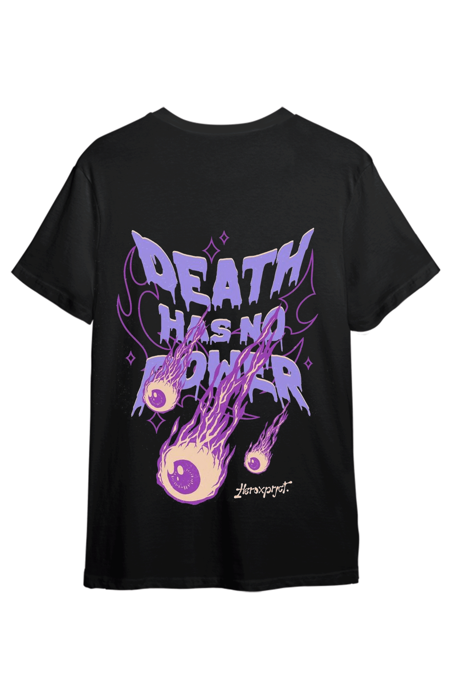 DEATH HAS NO POWER PRINTED T-SHIRT