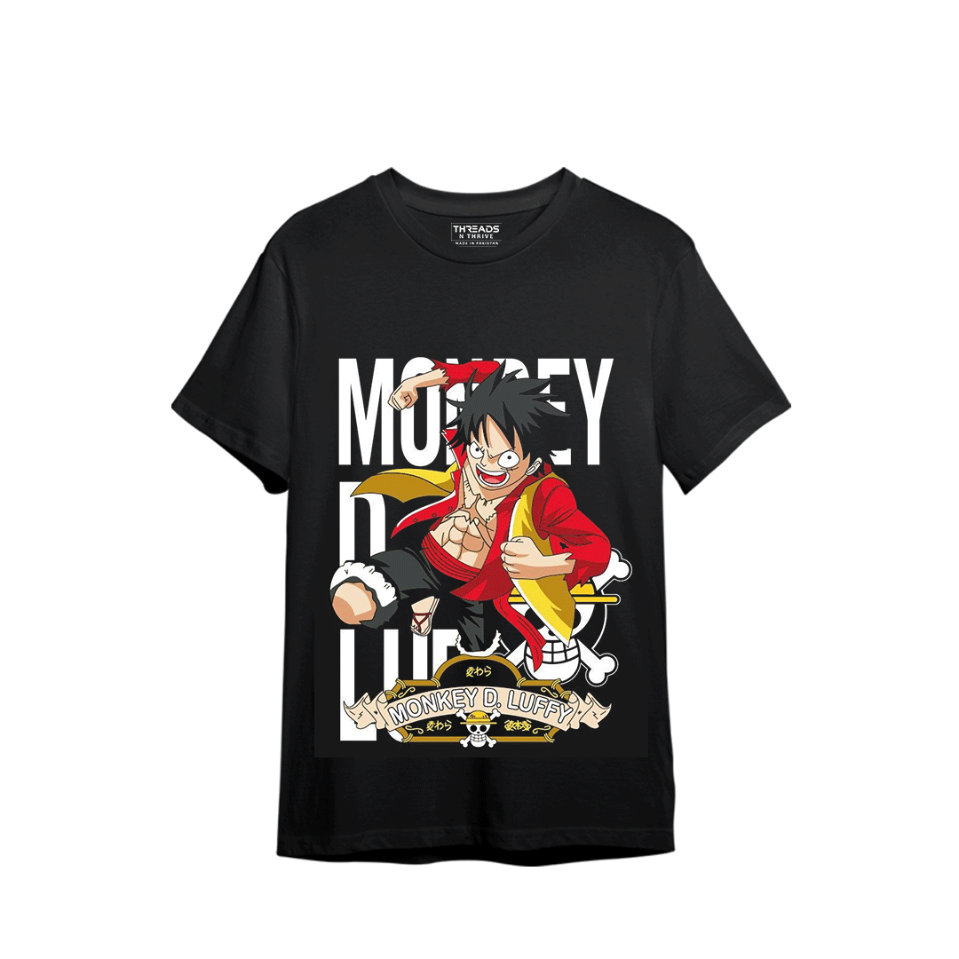 MONKEY D.LUFFY PRINTED T-SHIRT