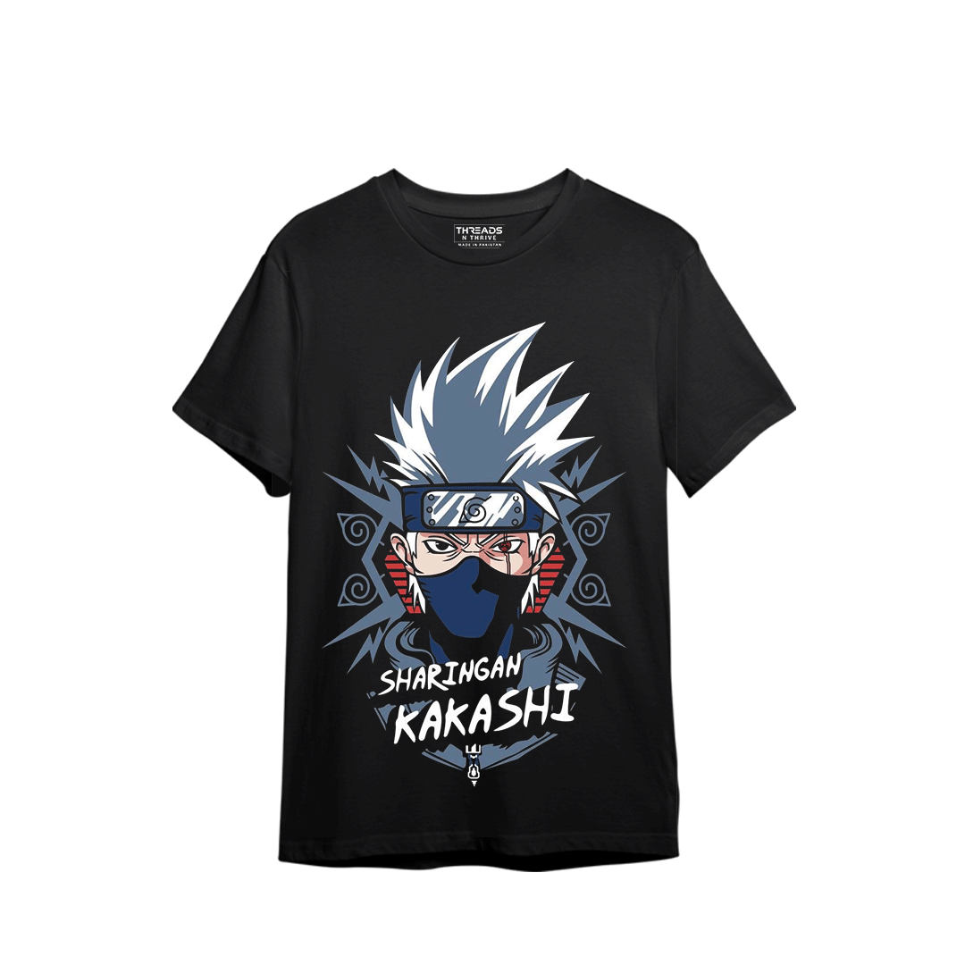 SHARINGAN KAKASHI PRINTED T-SHIRT