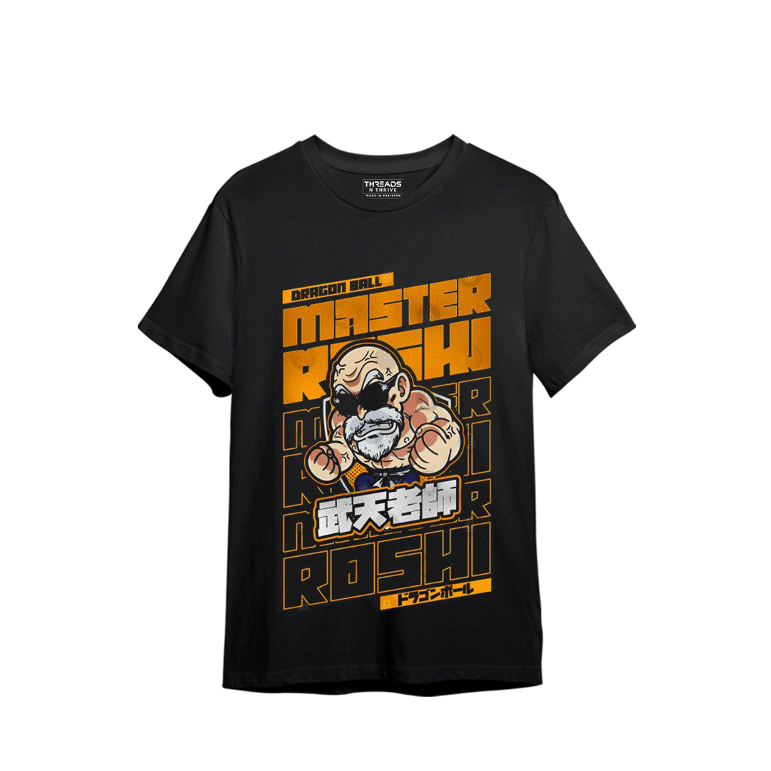 MASTER ROSHI PRINTED T-SHIRT