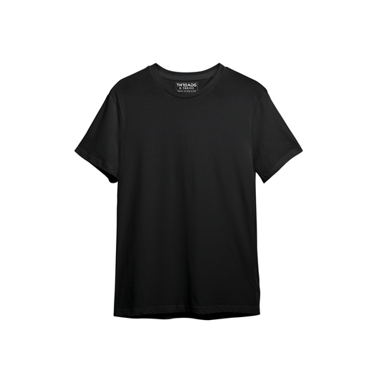 PLAIN BLACK T-SHIRT