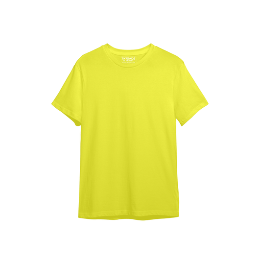 PLAIN YELLOW T-SHIRT