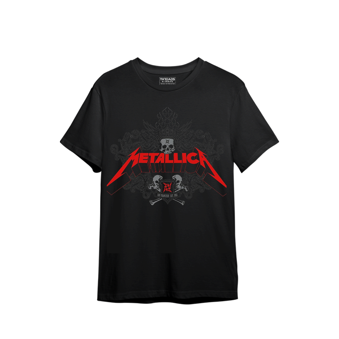 METALLICA SKULL PRINTED T-SHIRT