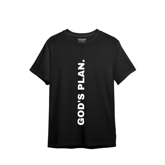 GODS PLAN  PRINTED T-SHIRT