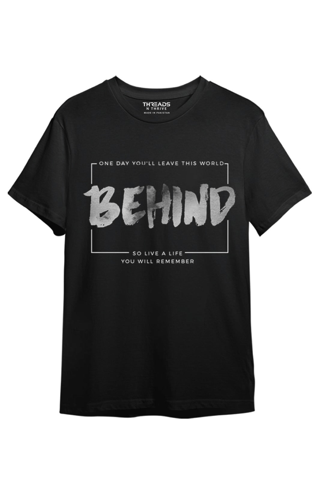 BEHIND PRINTED T-SHIRT