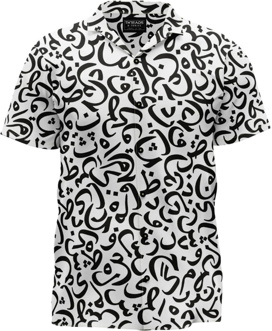 CALLIGRAPHY ART PRINTED SHIRT