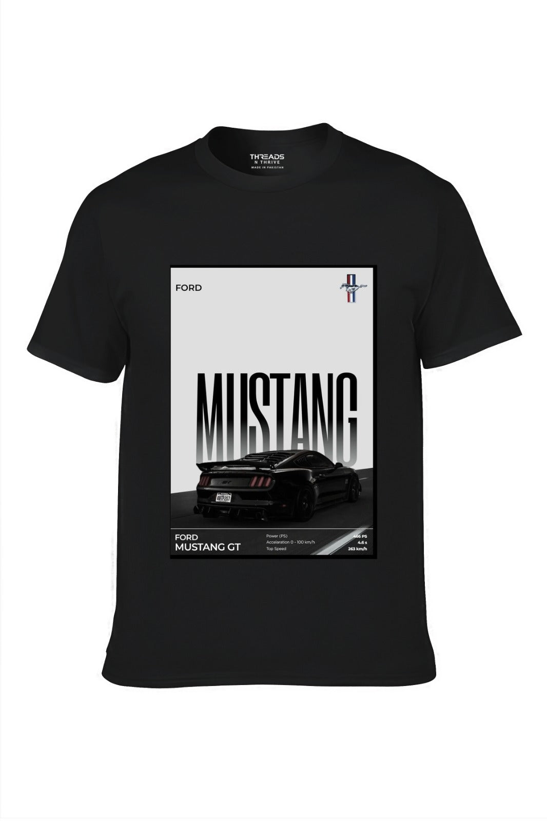 MUSTANG PRINTED T-SHIRT