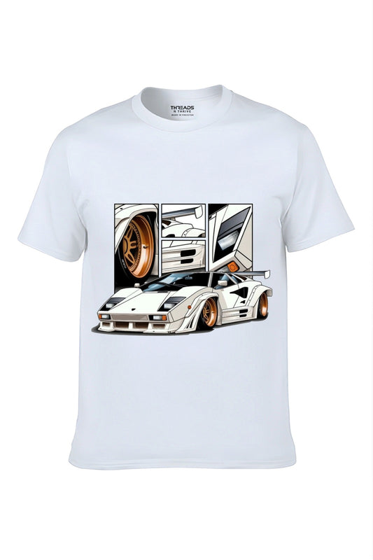 LAMBORGHINI CONTACH PRINTED T-SHIRT