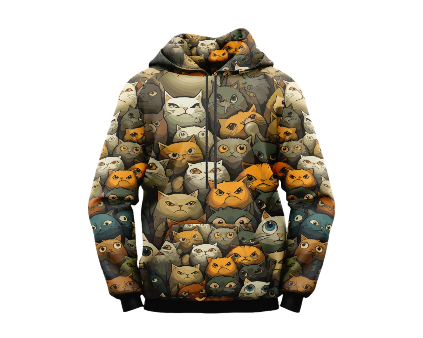 Cats Printed  hoodie