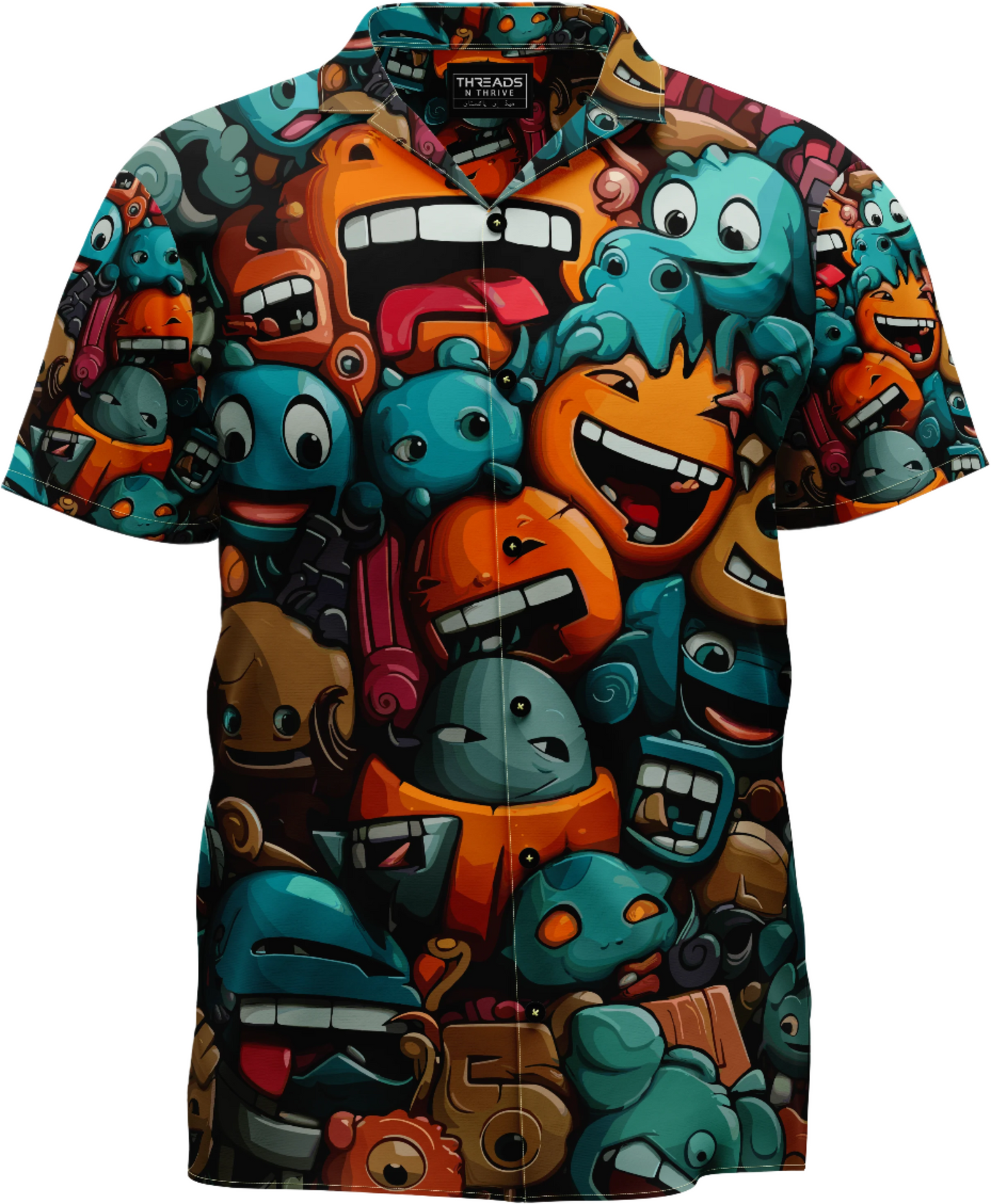 HAPPY FACE PRINTED SHIRT