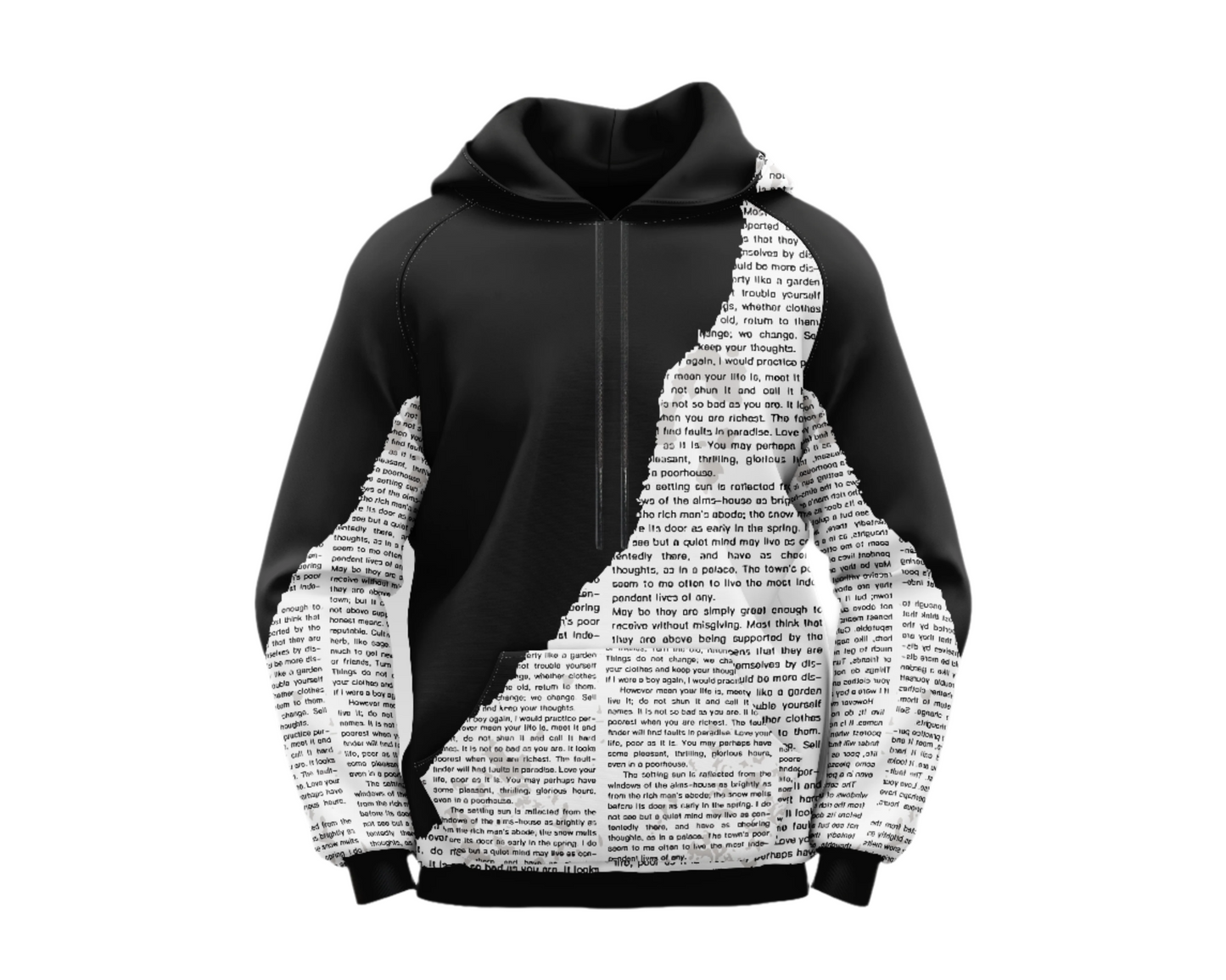 Newspaper Aesthetic Hoodie
