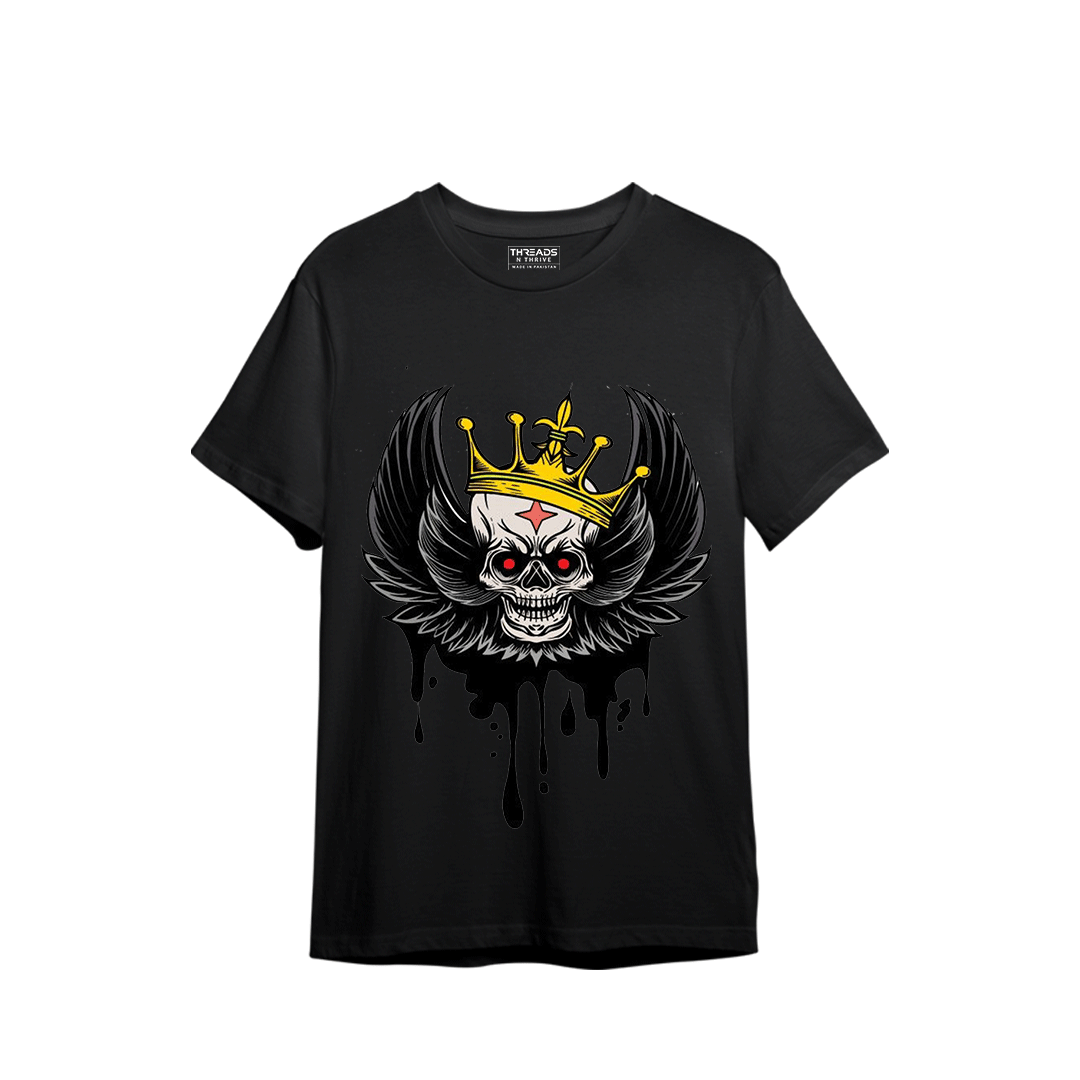 SKULL PRINTED T-SHIRT