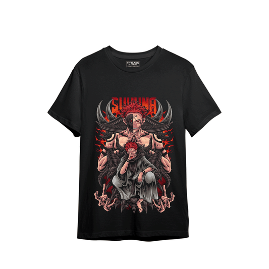 SUKUNA MUSASHI PRINTED T-SHIRT