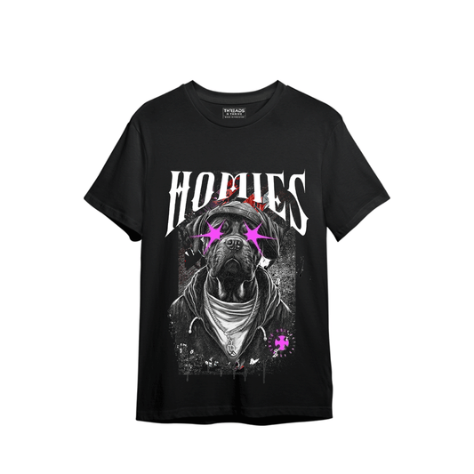 HOMIES PRINTED T-SHIRT