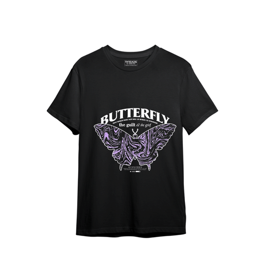 BUTTERFLY PRINTED T-SHIRT